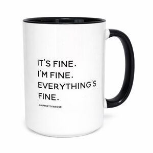 Funny Menopause Mug “It’s Fine I’m Fine Everything’s Fine” Midlife Women Gift